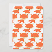 Für Fox Sake! Du hast ein Baby?Babyparty Einladung (Rückseite)