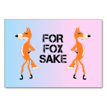 Für Fox Sake Foxes mit einer Uneinigkeit.