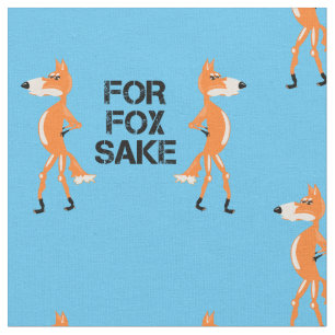 Für Fox-Sake-Füchse mit Streitgesprächen Stoff