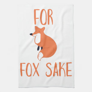 Für Fox Sake Geschirrtuch
