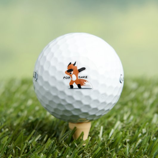 Für Fox Sake Golf Balls Golfball (Insitu T-Shirt)