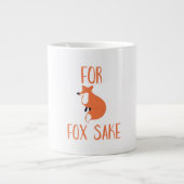 Für Fox Sake Jumbo-Tasse (Vorderseite)