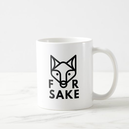 Für Fox Sake Kaffeetasse (Rechts)