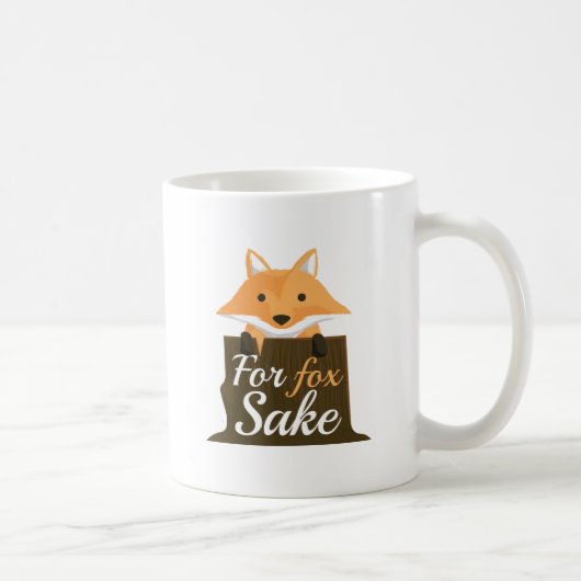 Für Fox Sake Kaffeetasse (Rechts)