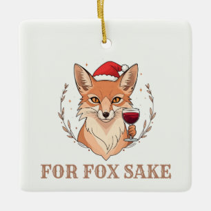 Für Fox Sake Keramikornament