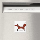 Für Fox Sake - Magnet - Original-Kunstwerke (In Situ (Geschirrspüler))