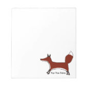Für Fox Sake Notepad Notizblock (Vorderseite)