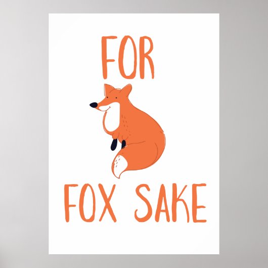 Für Fox Sake Poster (Vorne)