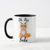 Für Fox Sake Pun Funny Novelty Tasse (Links)
