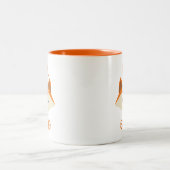 Für Fox Sake Zwei-Tone-Kaffee-Tasse Zweifarbige Tasse (Mittel)