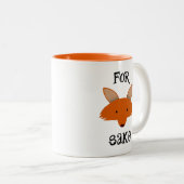 Für Fox Sake Zweifarbige Tasse (VorderseiteRechts)