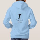 Für Frauen und Mädchen, die Basketball Liebe Hoodie (Rückseite)