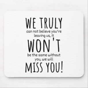 für Frauen verlassend Mitarbeiter, verlassend Mit Mousepad