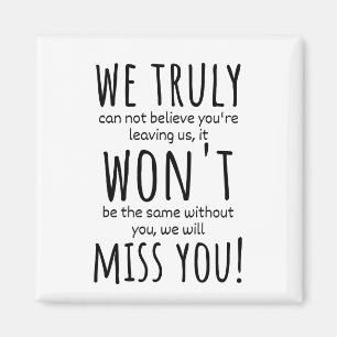 für Frauen verlassend Mitarbeiter, verlassend Mita Magnet