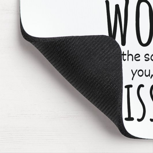 für Frauen verlassend Mitarbeiter, verlassend Mita Mousepad (Ecke)