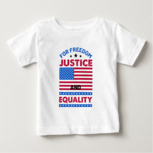 Für Freiheit, Recht und Gleichheit Baby T-shirt