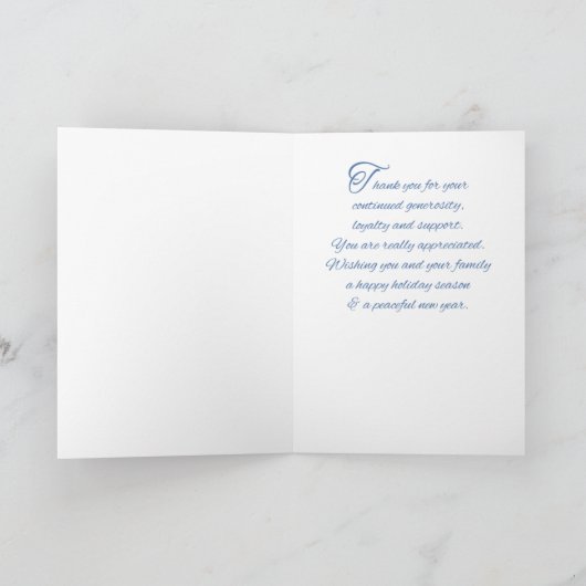 Für Freiwillige Ruhe mit Evergreen Trees Karte (Innenseite)