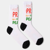 Für Frieden plädieren Socken (Rechts)