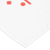 Für Frieden plädieren Tischdecke (Schrägansicht)