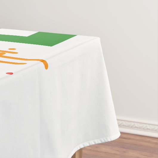 Für Frieden plädieren Tischdecke (Beispiel)