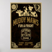 Fur & Fright OG Flyer Poster (Vorne)