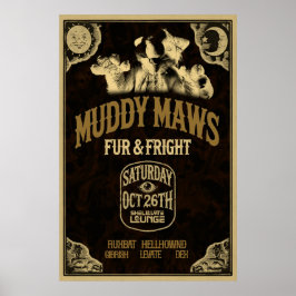 Fur & Fright OG Flyer Poster