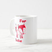 Für FUCHS Grund-Tasse. Trinken Sie etwas Kaffee Kaffeetasse (Vorderseite Links)