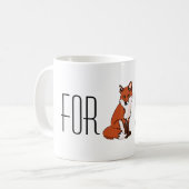 Für Fuchsgrund Kaffeetasse (Vorderseite Links)