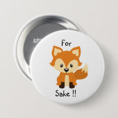 Für Fuchsgrund-Knopf-Button Button (Vorne & Hinten)