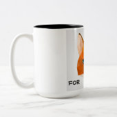 Für Fuchsgrund Zweifarbige Tasse (Links)