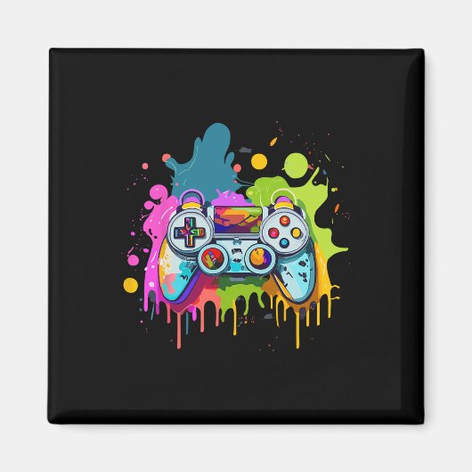 Für Gamer Paint Controller Gaming Apparel Video G Magnet (Vorne)