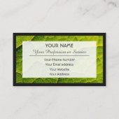 Für Gartenexperten und Naturdesigner Visitenkarte (Rückseite)