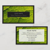 Für Gartenexperten und Naturdesigner Visitenkarte (Vorne/Hinten)