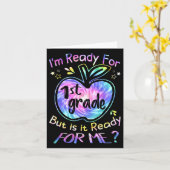 Für Gefärbte Krawatte der 1. Klasse zurück in die  Karte (Gelbe Blume)