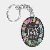 Für gehen uns durch Glauben nicht durch Anblick, Schlüsselanhänger (Vorderseite links)