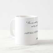 "Für gehen uns durch Glauben, nicht durch Kaffeetasse (Vorderseite Links)