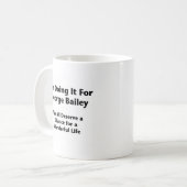 Für George Bailey - Occupy Wall Street Kaffeetasse (Vorderseite Links)