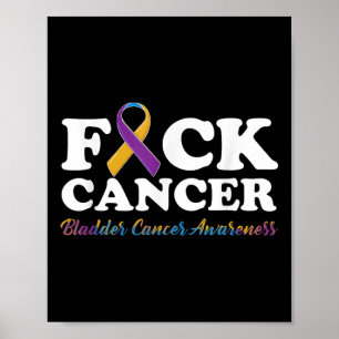 Für Geschenke zur Sensibilisierung für Krebs-Shirt Poster