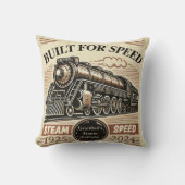 Für Geschwindigkeit gebaut - individuell anpassbar Kissen (Vorderseite)