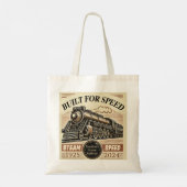 Für Geschwindigkeit gebaut - individuell anpassbar Tragetasche (Rückseite)