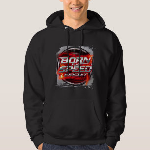 Für Geschwindigkeit geborener Circuit Motion Lines Hoodie