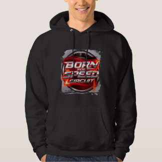 Für Geschwindigkeit geborener Circuit Motion Lines Hoodie