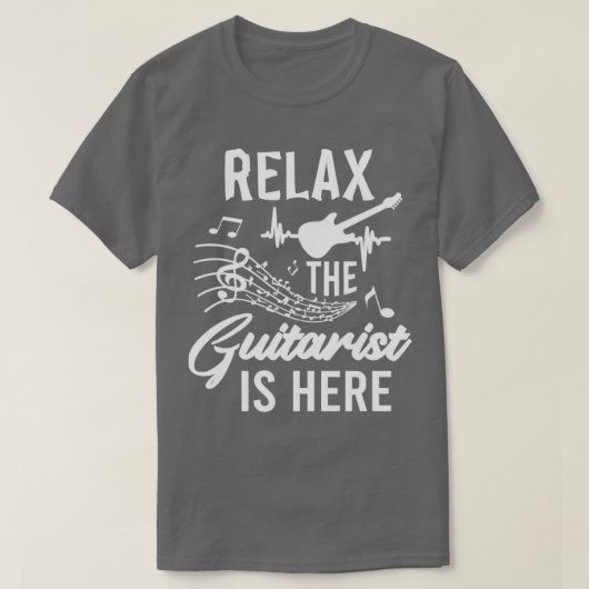 Für Gitarrenliebhaber ist der Gitarrist hier (1) T-Shirt (Design vorne)
