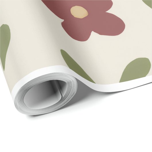 für glückliche Menschen Geschenkpapier (Rolleneckpunkt)