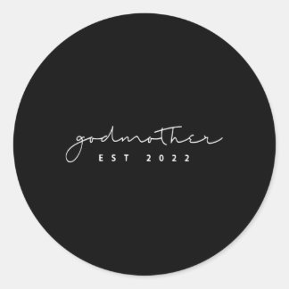 Für Godmutter Ostseemünde 2022 Ankündigung zur Sch Runder Aufkleber