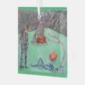 FÜR GODOT-Glasverzierung gewartet Ornament Aus Glas (Vorderseite links)