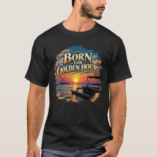 Für goldene Stunden geboren Vintage-Sonnenuntergan T-Shirt