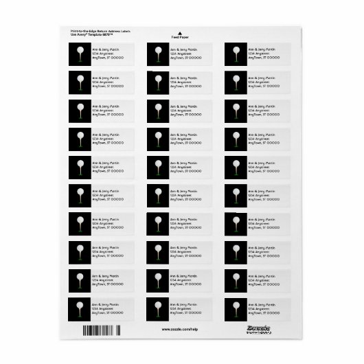 für Golfer, die das Logo "Golf Ball Design" (Vorne)