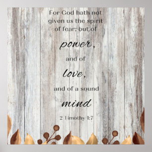 Für Gott hat nicht Motivierend Bibelverse Poster