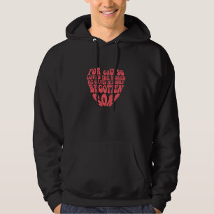 Für Gott liebte Gott Glaube Jesus Valentinstag Hoodie